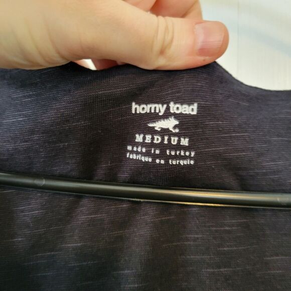 Horny Toad Rosalinda Dress 3/4 Sleeve Black Size Medium Tencel & Organic Cotton - Picture 4 of 6